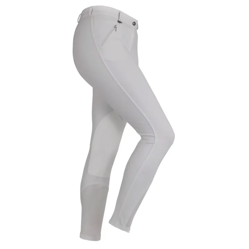 Shires Maids Performance Portland Breeches - White 